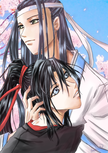 魔道祖師　ハグ　カラー