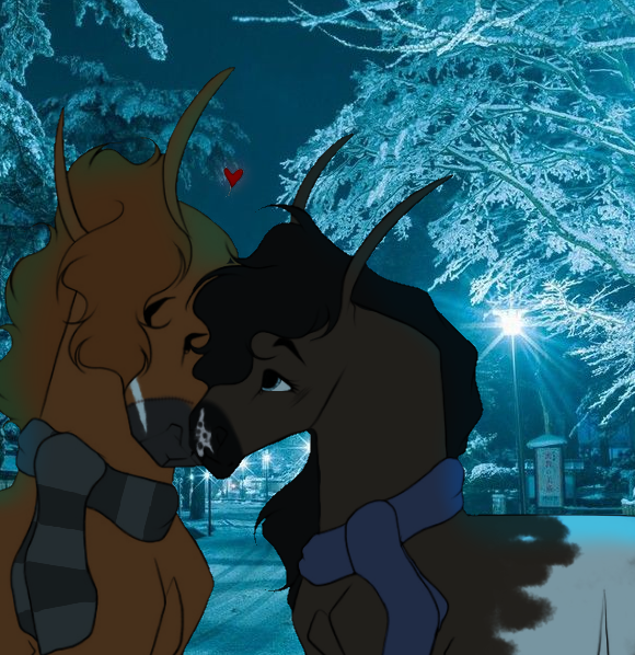 - A wintery night -