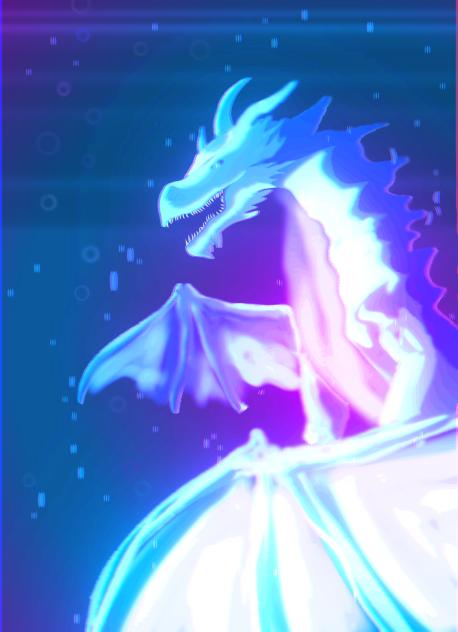 Waterdragon 🐉🩵💙💜🩷