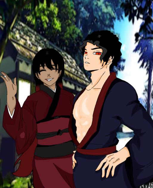 oc ds happy ending muzan son and agana