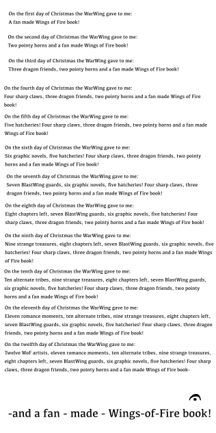 WoF Christmas Carol