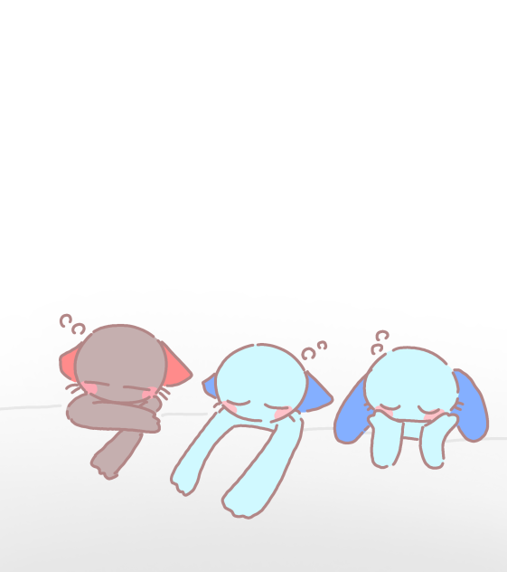 おやすみ(ねこのティーチくん