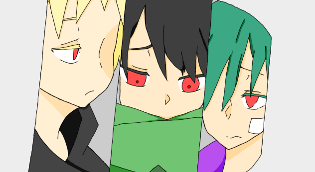 線画？描いてみた  を塗ってみた