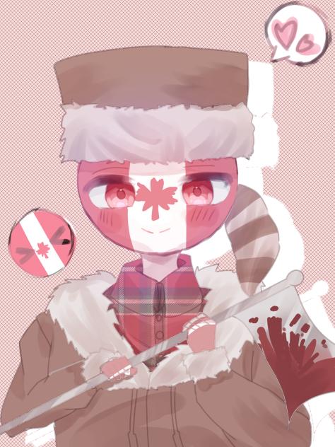 カナダくん(^-^)(微グロ注意)