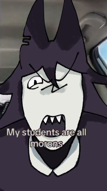 MY STUDENTS ARE ALL MORONS