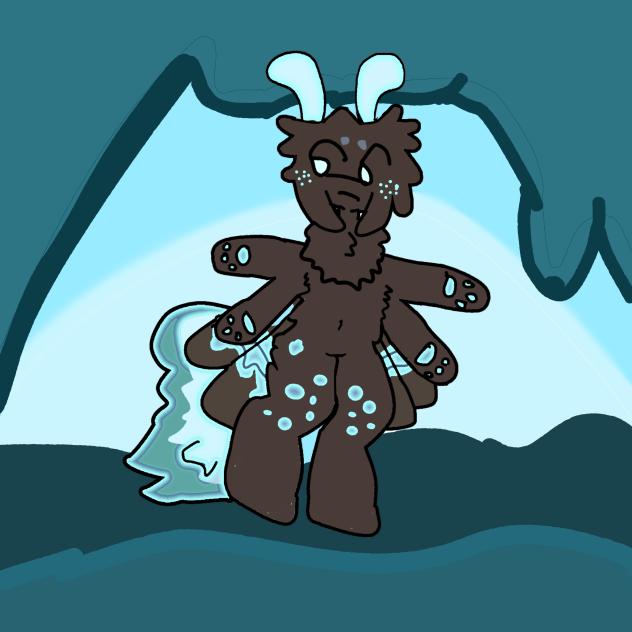 Blue moth oc (og by fruitpunched) V.2