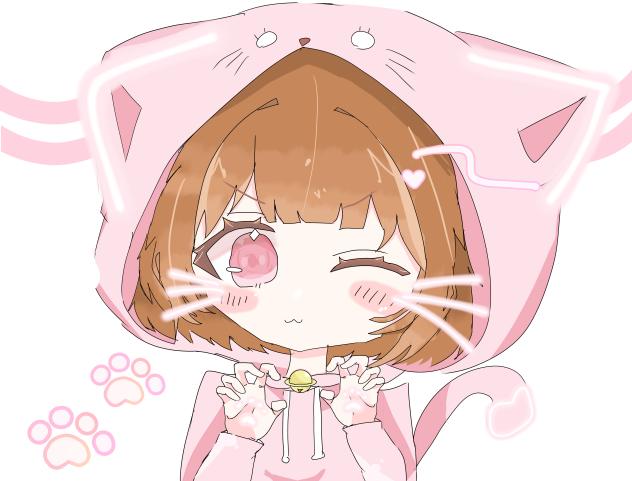 一日過ぎた笑ごめん‼︎ 猫の日イラストぴのさん🎀🐈‍⬛🩷 - ibisPaint