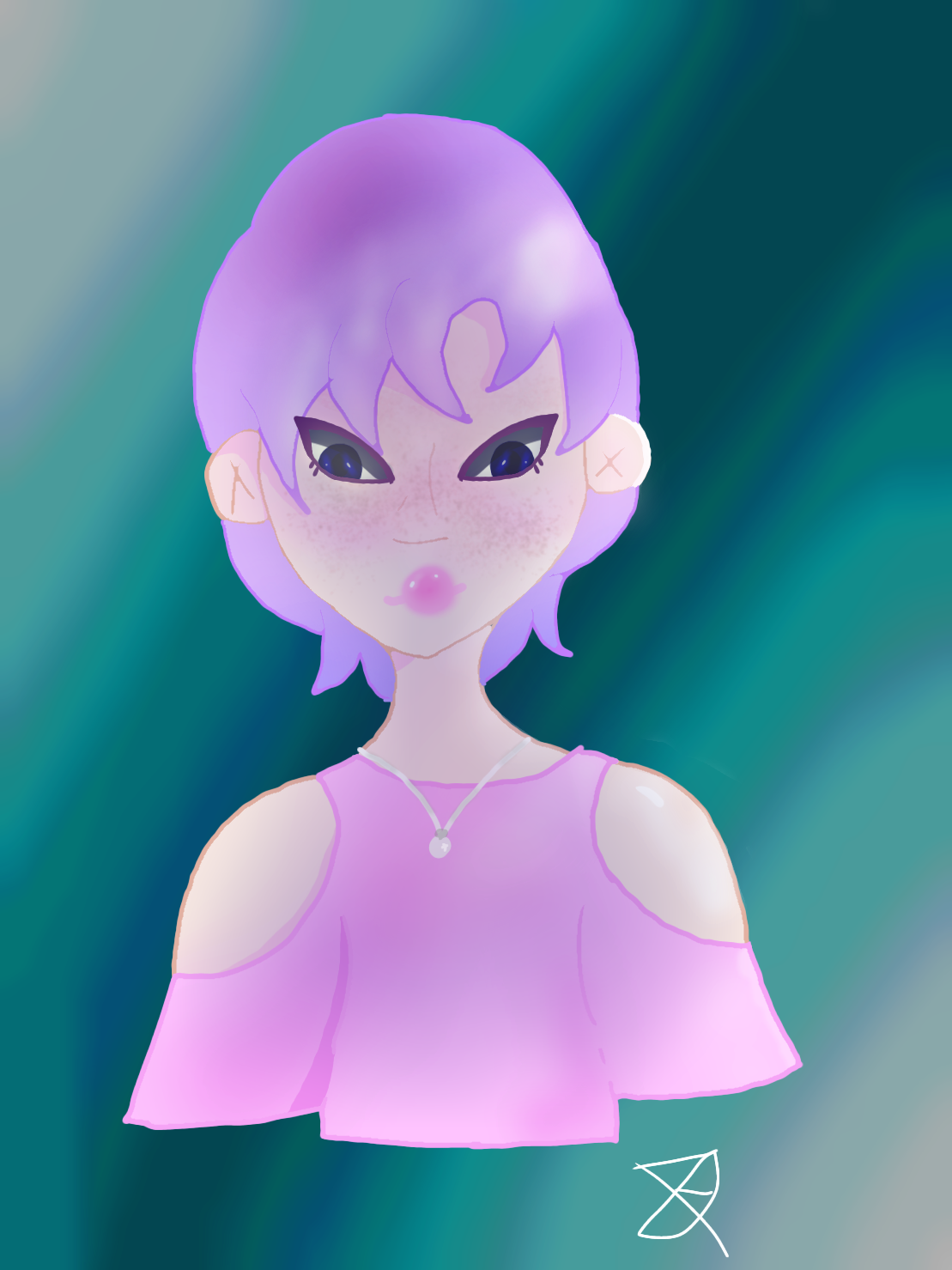 cotton candy girl ibisPaint