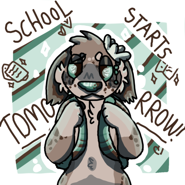 School starts tomorrow…