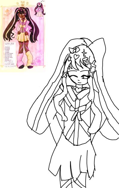 Lineart for Clem Dtiys!