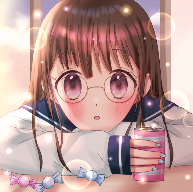 🍬萌え袖✖メガネ💖