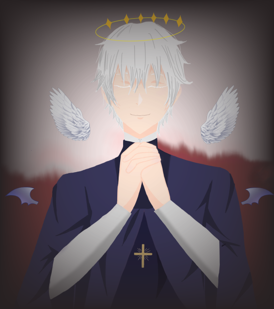 やさしいひと　（前に投稿した絵のリメイク）