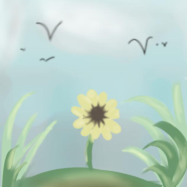 the sunflower 🌻 - ibisPaint