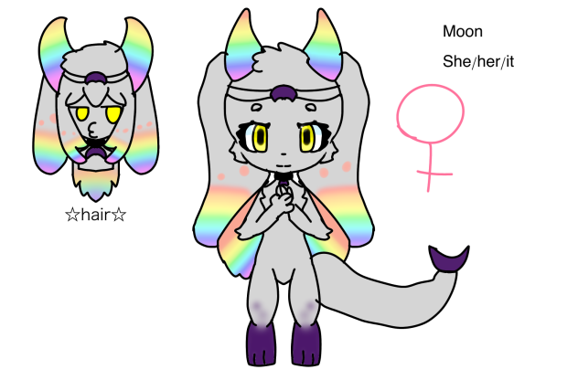 Moon but she’s an actual furry