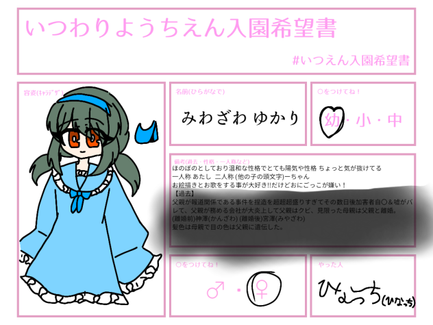 とってもほのぼのしているゆかりちゃん