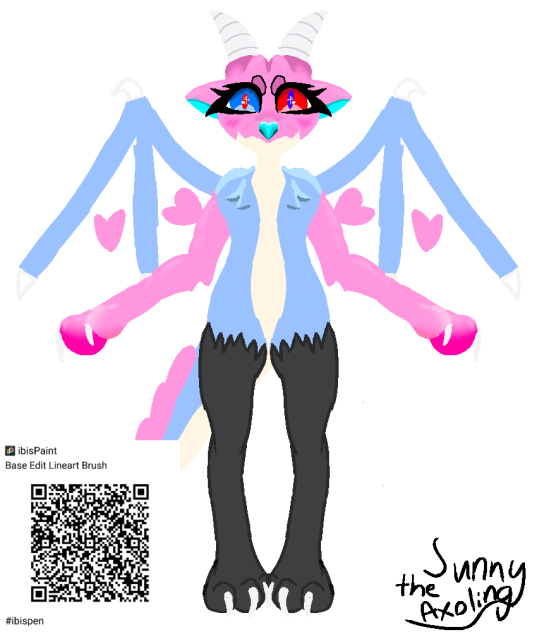 Furry-Sunny the Dragon-also brush i used