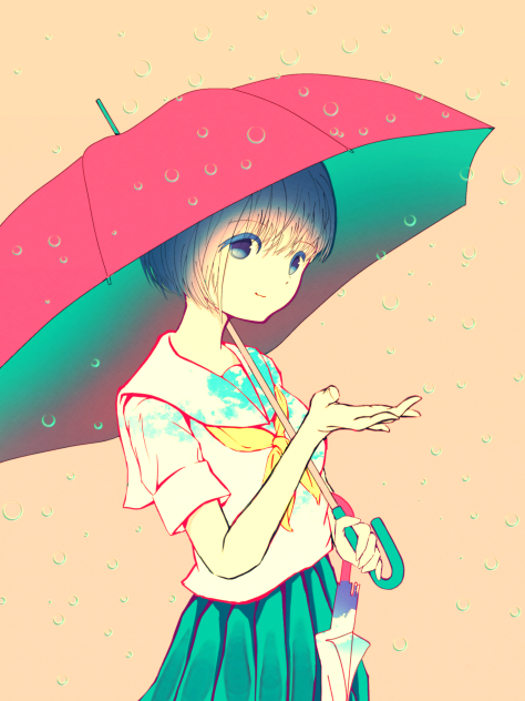 彩りの雨