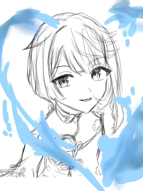 落書き（指描き）
