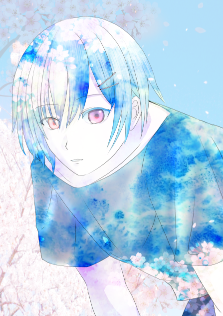 桜と青空