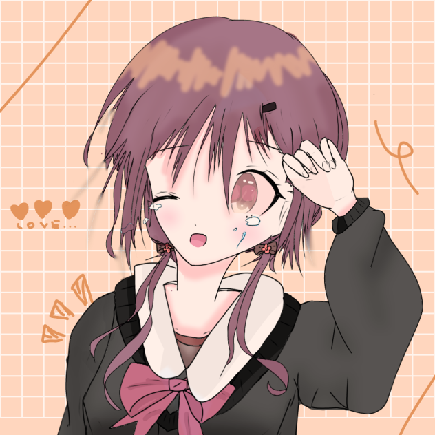 🔸💜💗🎀(塗り絵)