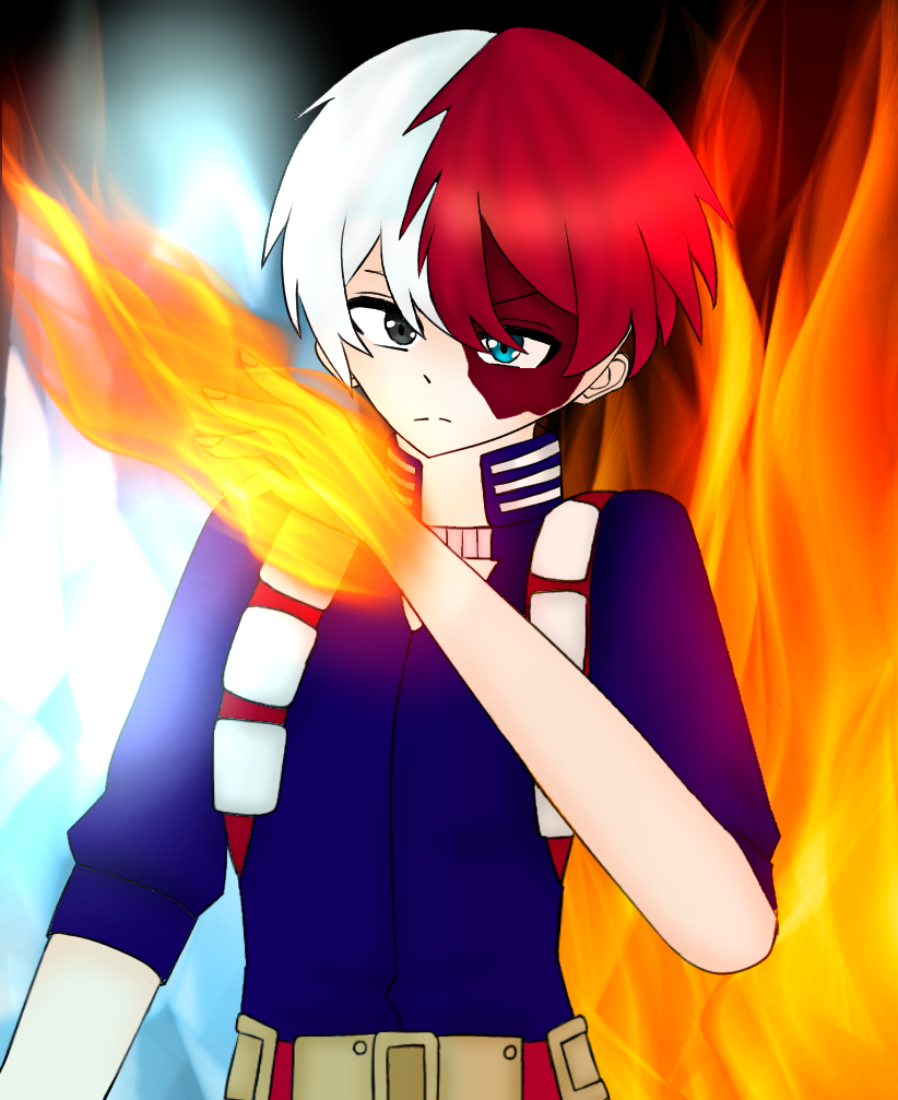 轟焦凍 炎と氷 - ibisPaint