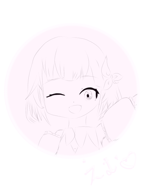 鳳えむ 描いたよー！
