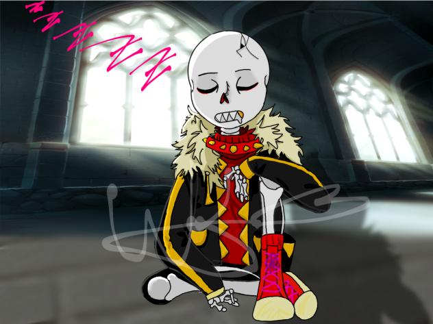 Bro “fell” asleep