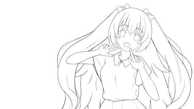 Girl Ori LineArt