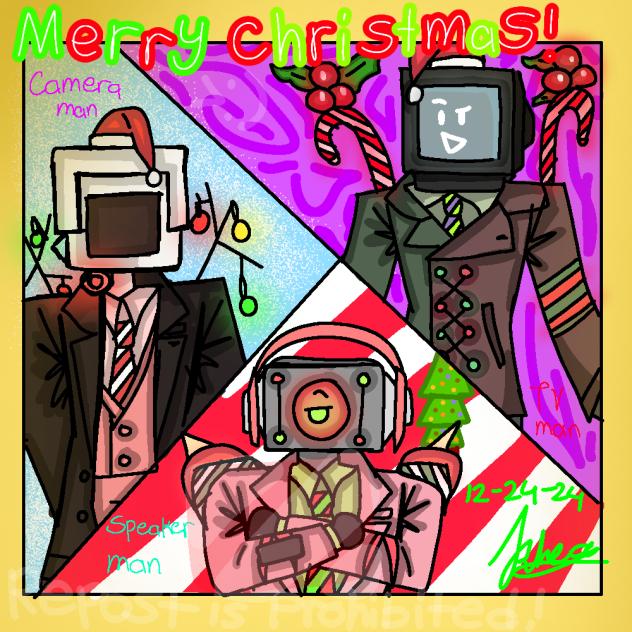 Merry Christmas, Skibidi's ❤️💚🎄