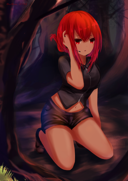 褐色女子