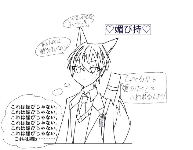 ♡媚もち♡（線画）