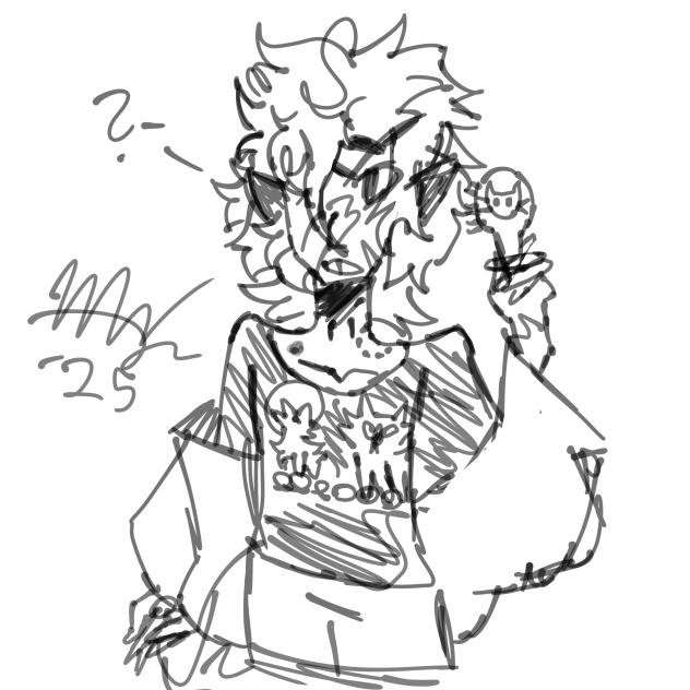 random hunter TOH with messy hair