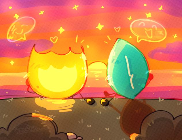 Moments before disaster 💚🧡