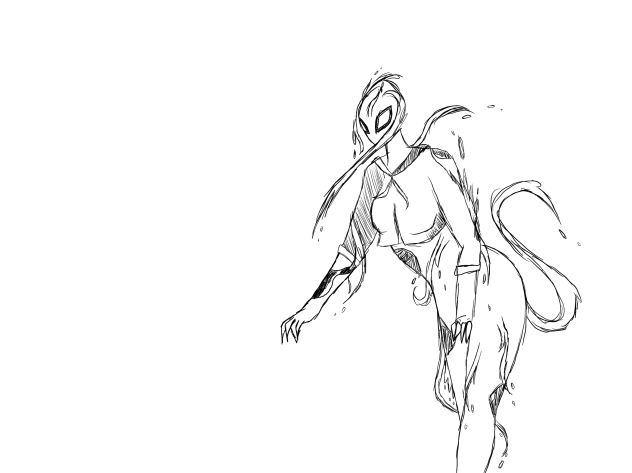 Female venom sketch