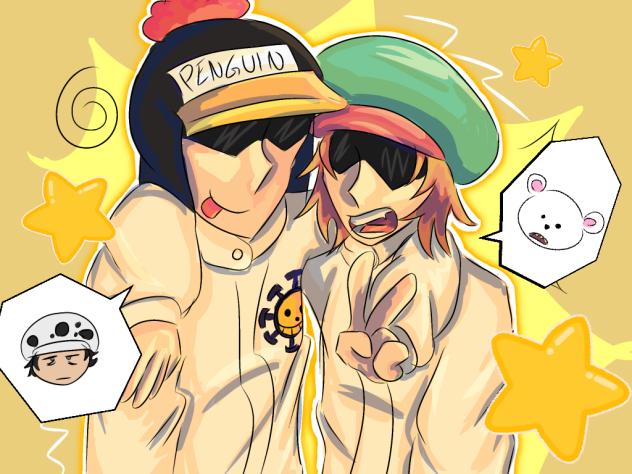 Penguin and shachi ;3