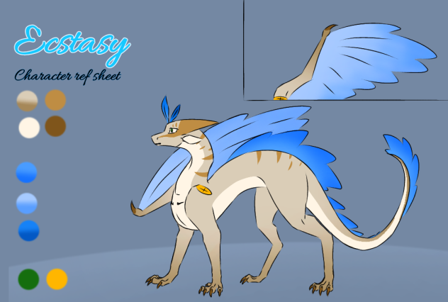 Ecstasy OC ref sheet