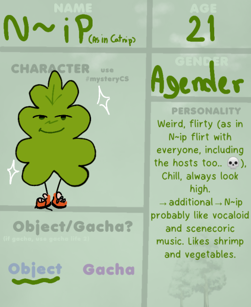 N~ip Oc sheet