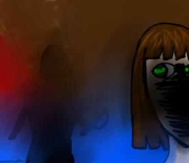 A drawing based of a Creepy Pasta