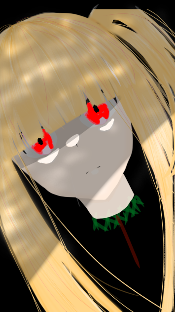 金髪女子