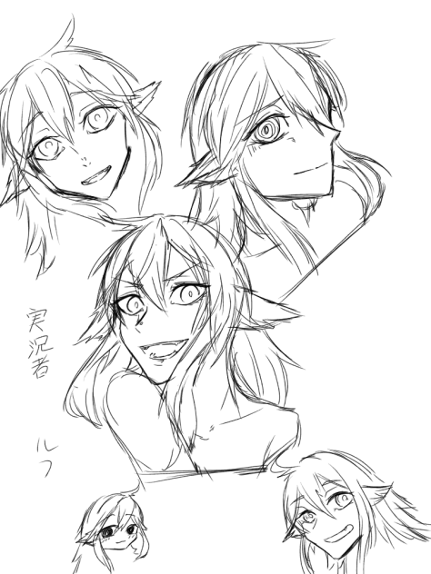 ルフさん 可愛く描きたかった
