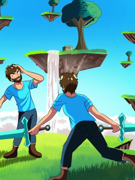 Minecraft fan art