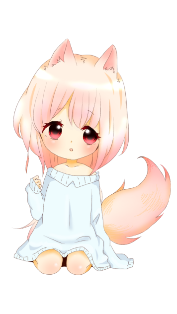 きつねっ娘(色あり)