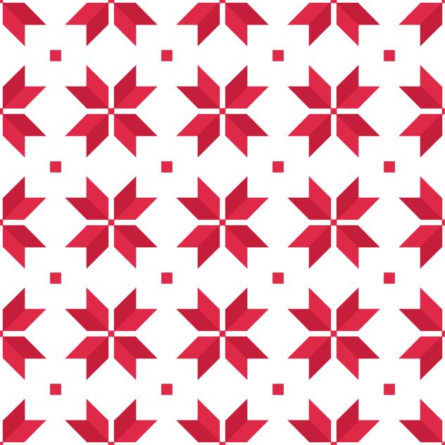 Nordic star pattern