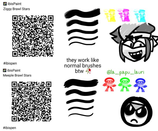 Ziggy and Meeple brushes