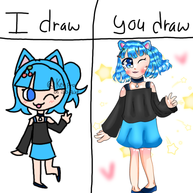 I draw You draw with @Ker Pro !!