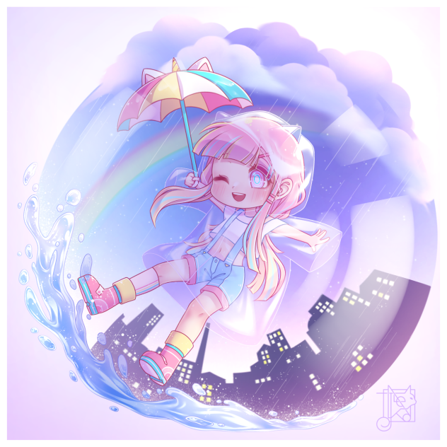 Rainny-speedpaint-ibis drawing