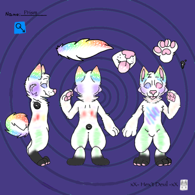 My New (and favorite) Fursona Prism