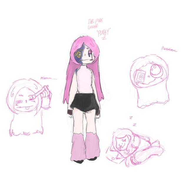 the pink ghost pinky