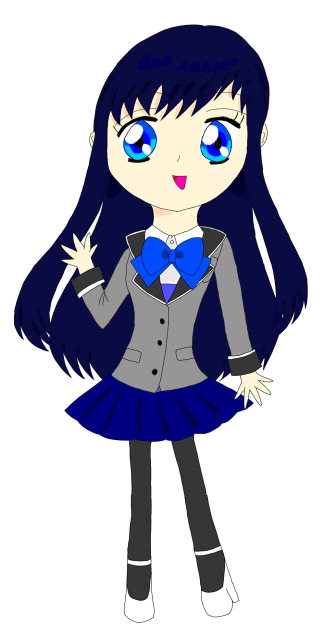 雪海沙奈・制服姿