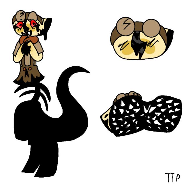 Shelly the dinosawr if I designed her ;3